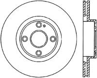 StopTech Sport Cryo Drilled/Slotted Brake Rotor Front Right 127.45061CR