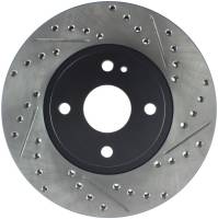 Stoptech - StopTech Sport Drilled/Slotted Brake Rotor Front Left 127.45061L - Image 1