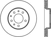 StopTech Sport Cryo Drilled/Slotted Brake Rotor Front Left 127.45063CL