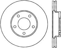 StopTech Sport Cryo Drilled/Slotted Brake Rotor Front Left 127.45068CL