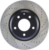 Stoptech - StopTech Sport Drilled/Slotted Brake Rotor Rear Left 127.45072L - Image 1