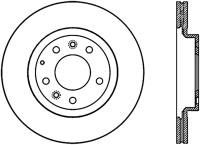 StopTech Sport Cryo Drilled/Slotted Brake Rotor Front Right 127.45075CR