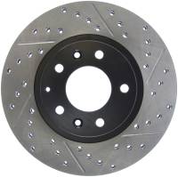 Stoptech - StopTech Sport Drilled/Slotted Brake Rotor Front Left 127.45075L - Image 1