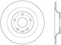 StopTech Sport Drilled/Slotted Brake Rotor Rear Right 127.45083R