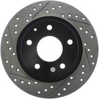 StopTech Sport Drilled/Slotted Brake Rotor; Rear Right