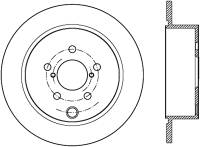 StopTech Sport Drilled/Slotted Brake Rotor Rear Right 127.47033R