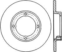 StopTech Sport Drilled/Slotted Brake Rotor Front Right 127.48001R