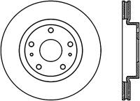 StopTech Sport Cryo Drilled/Slotted Brake Rotor Front Left 127.48012CL