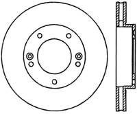 StopTech Sport Cryo Drilled/Slotted Brake Rotor Front Left 127.50008CL