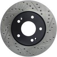 Stoptech - StopTech Sport Drilled/Slotted Brake Rotor Front Left 127.51015L - Image 1