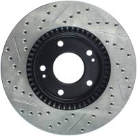 Stoptech - StopTech Sport Drilled/Slotted Brake Rotor Front Left 127.51015L - Image 2