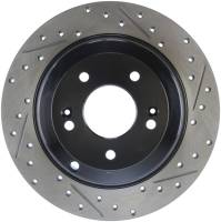 Stoptech - StopTech Sport Drilled/Slotted Brake Rotor Rear Left 127.51037L - Image 1