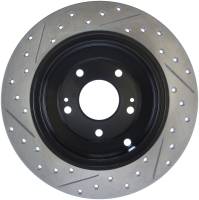 Stoptech - StopTech Sport Drilled/Slotted Brake Rotor Rear Left 127.51037L - Image 2