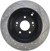 Stoptech - StopTech Sport Drilled/Slotted Brake Rotor Rear Right 127.51037R - Image 2