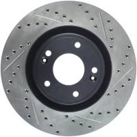 Stoptech - StopTech Sport Drilled/Slotted Brake Rotor Front Left 127.51038L - Image 1