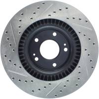 Stoptech - StopTech Sport Drilled/Slotted Brake Rotor Front Left 127.51038L - Image 2