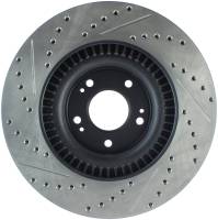 Stoptech - StopTech Sport Drilled/Slotted Brake Rotor Front Left 127.51042L - Image 2