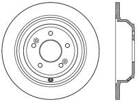 StopTech Sport Drilled/Slotted Brake Rotor Rear Right 127.51045R