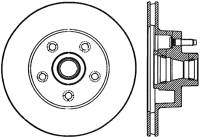 StopTech Sport Drilled/Slotted Brake Rotor Front Right 127.61010R