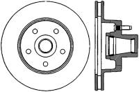 StopTech Sport Drilled/Slotted Brake Rotor Front Left 127.61017L