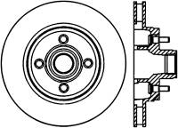 StopTech Sport Cryo Drilled/Slotted Brake Rotor Front Left 127.61026CL