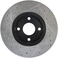 Stoptech - StopTech Sport Drilled/Slotted Brake Rotor Front Left 127.61056L - Image 2