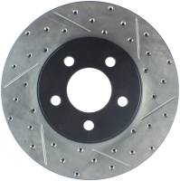 Stoptech - StopTech Sport Drilled/Slotted Brake Rotor Front Left 127.61072L - Image 1