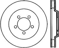 StopTech Sport Cryo Drilled/Slotted Brake Rotor Front Left 127.61086CL