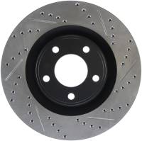 Stoptech - StopTech Sport Drilled/Slotted Brake Rotor; Front Left - Image 1