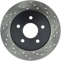 Stoptech - StopTech 12-15 Ford Focus w/ Rear Disc Brakes Rear Left Slotted & Drilled Rotor - 127.61099L - Image 1