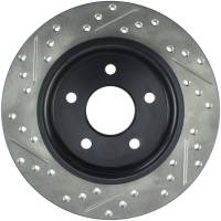 Stoptech - StopTech 12-15 Ford Focus w/ Rear Disc Brakes Rear Left Slotted & Drilled Rotor - 127.61099L - Image 2