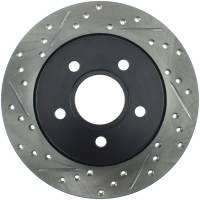 Stoptech - StopTech 12-15 Ford Focus w/ Rear Disc Brakes Rear Right Slotted & Drilled Rotor - 127.61099R - Image 1