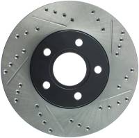 Stoptech - StopTech Sport Drilled/Slotted Brake Rotor Front Left 127.61100L - Image 1