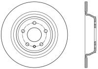 StopTech Sport Drilled/Slotted Brake Rotor Rear Right 127.61103R