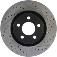 Stoptech - StopTech Sport Drilled/Slotted Brake Rotor Front Left 127.61112L - Image 1