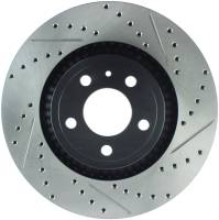 Stoptech - StopTech Sport Drilled/Slotted Brake Rotor Front Left 127.61114L - Image 1