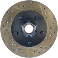 Stoptech - StopTech Sport Drilled/Slotted Brake Rotor Front Left 127.62000L - Image 1