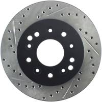 StopTech Sport Drilled/Slotted Brake Rotor Front and Rear Right 127.62007R