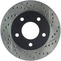 Stoptech - StopTech Sport Drilled/Slotted Brake Rotor Front Left 127.62017L - Image 1