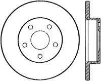 StopTech Sport Drilled/Slotted Brake Rotor Rear Right 127.62019R