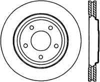 StopTech Sport Drilled/Slotted Brake Rotor Front Left 127.62054L