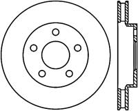 StopTech Sport Drilled/Slotted Brake Rotor Front Left 127.62056L