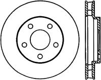 StopTech Sport Cryo Drilled/Slotted Brake Rotor Front Left 127.62057CL