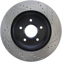 Stoptech - StopTech 04 & 08 Cadillac XLR/XLR-V / 97-04 Chevy Corvette Slotted & Drilled Front Right Rotor - 127.62060R - Image 2