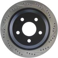 Stoptech - StopTech 98-02 Chevrolet Camaro / Pontiac Firebird/Trans Am Slotted & Drilled Rear Left Rotor - 127.62065L - Image 1