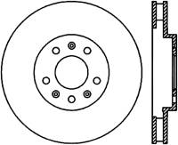 StopTech Sport Cryo Drilled/Slotted Brake Rotor Front Left 127.62069CL