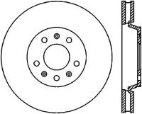 StopTech Sport Drilled/Slotted Brake Rotor Front Left 127.62070L