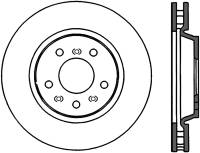 StopTech Sport Cryo Drilled/Slotted Brake Rotor Front Left 127.62073CL