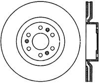 StopTech Sport Cryo Drilled/Slotted Brake Rotor Front Left 127.62075CL