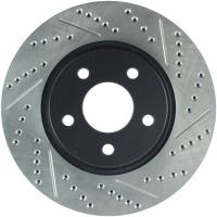 Stoptech - StopTech Sport Drilled/Slotted Brake Rotor Front Left 127.62078L - Image 1